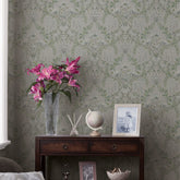 Laura Ashley Parterre Wallpaper Sage